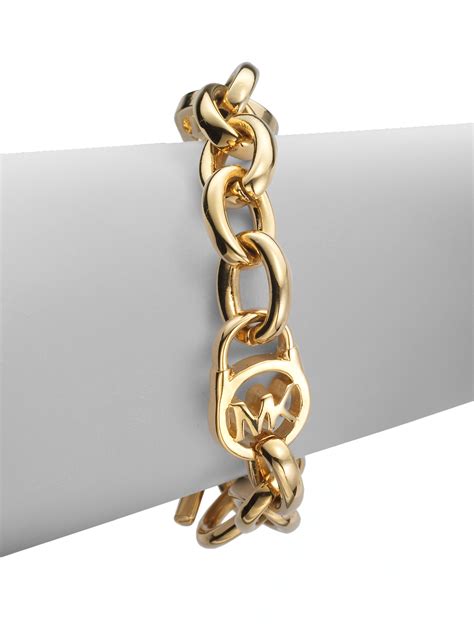 michael kors gold-tone chain-link toggle padlock bracelet|Best 25+ Deals for Michael Kors Padlock Bracelet .